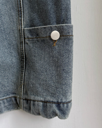 JN066 Button Wide Pants