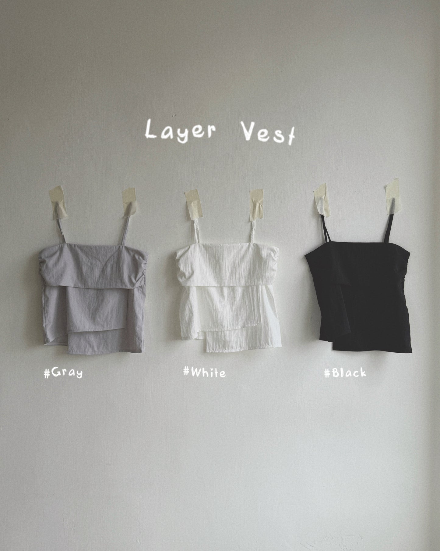 VT289 Layer Vest - Gray | White | Black