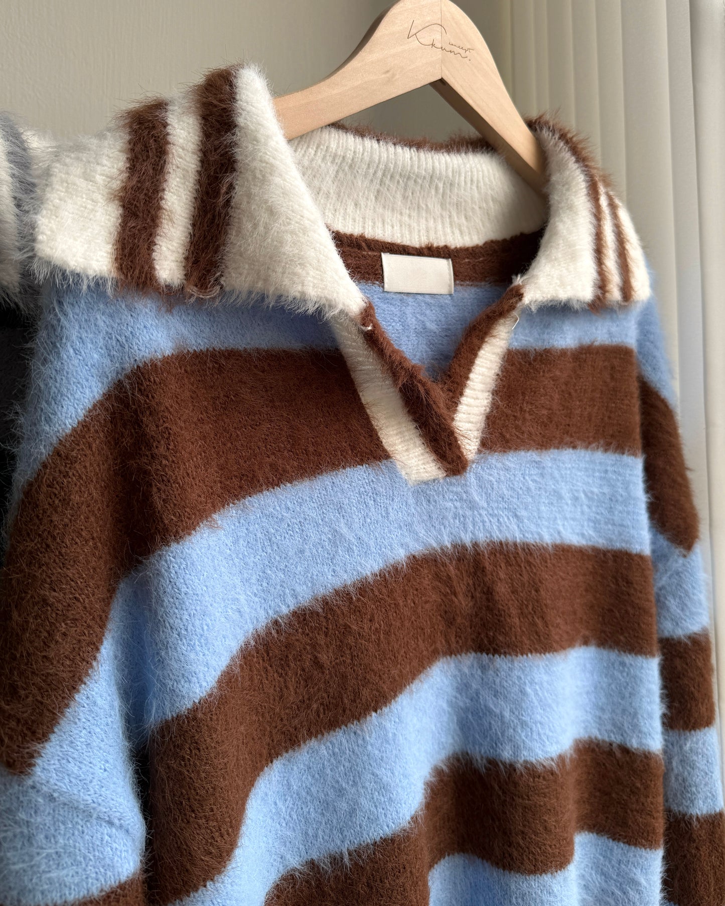 TP556 MoMo Striped Knit - Blue | Black