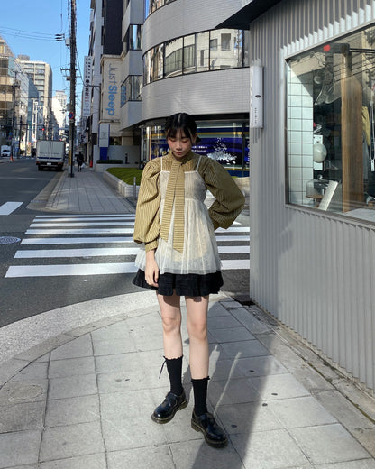 現貨 VT228 JP Tulle Camisole - Ivory | Gray | Black