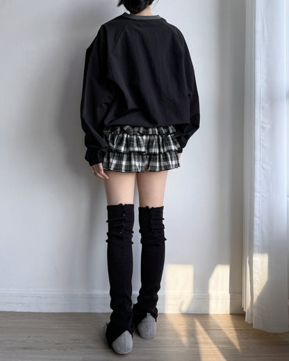 TP550 Nylon Sweatshirt - White | Black