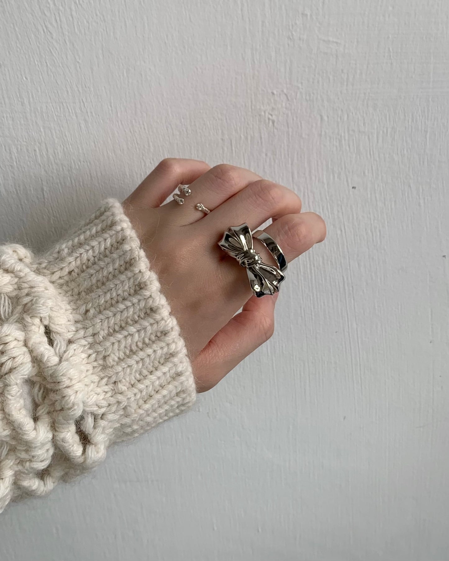 KA317 🎀 Big Ribbon Ring