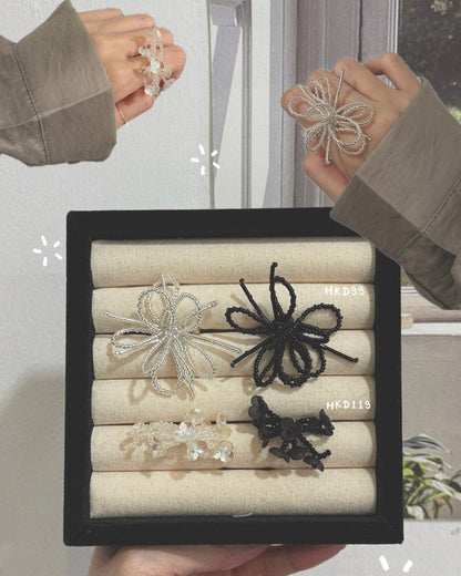 KA398 FAFA Ring - Black | Ivory