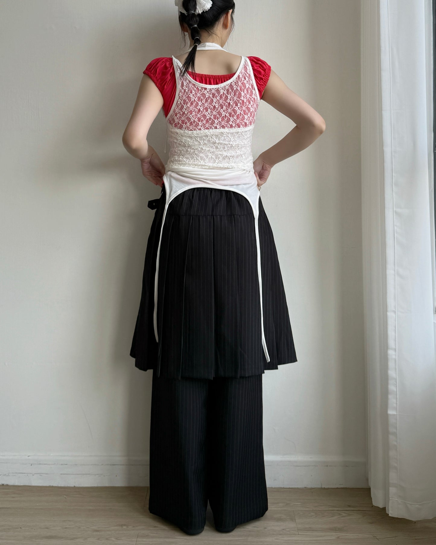 VT294 Turtleneck Halter Top - White | Gray | Black