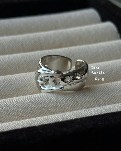 KA422 Star Buckle Ring