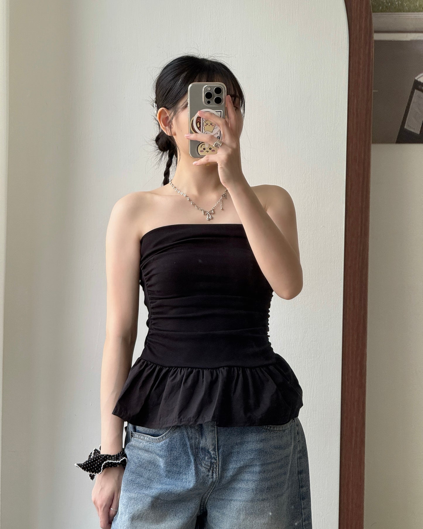 TP593 Bubble Tube Top - White | Black | Gray
