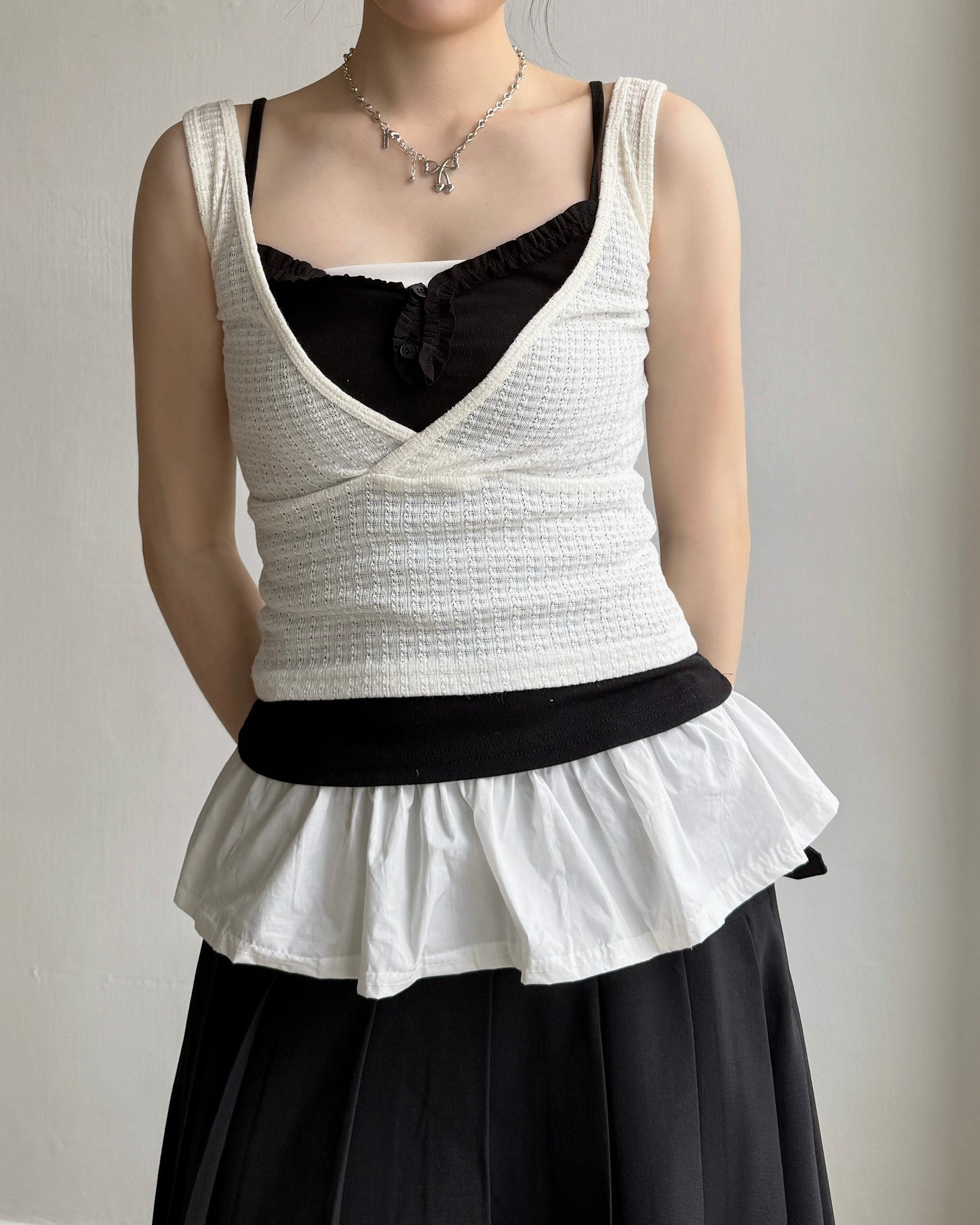 TP593 Bubble Tube Top - White | Black | Gray