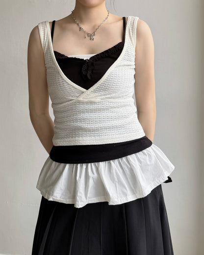 TP593 Bubble Tube Top - White | Black | Gray