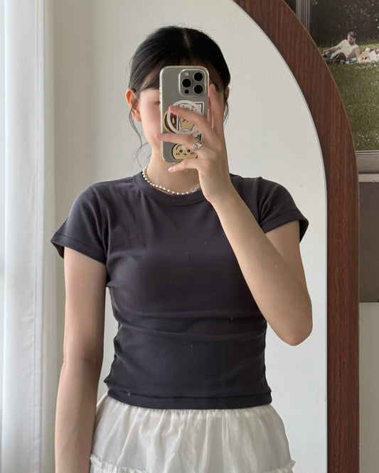 TP592 Basic TEE - White | Blue | Orange | Charcoal