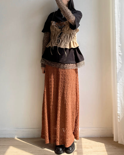 TP552 Layered TEE - Black | White