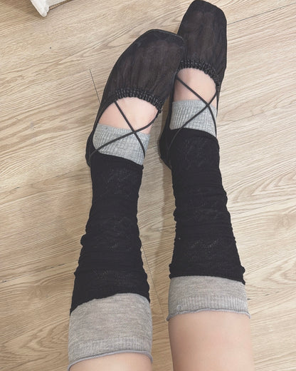 ✨早鳥限時優惠 SH027 Mesh See-Througth Soft Falt - Black | White | Gray