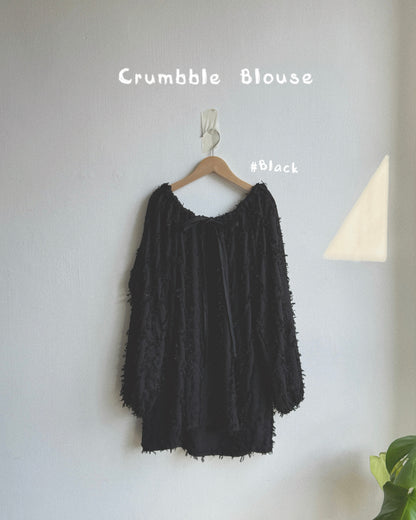 TP573 Crumbble Blouse - Khaki | Black | Ivory