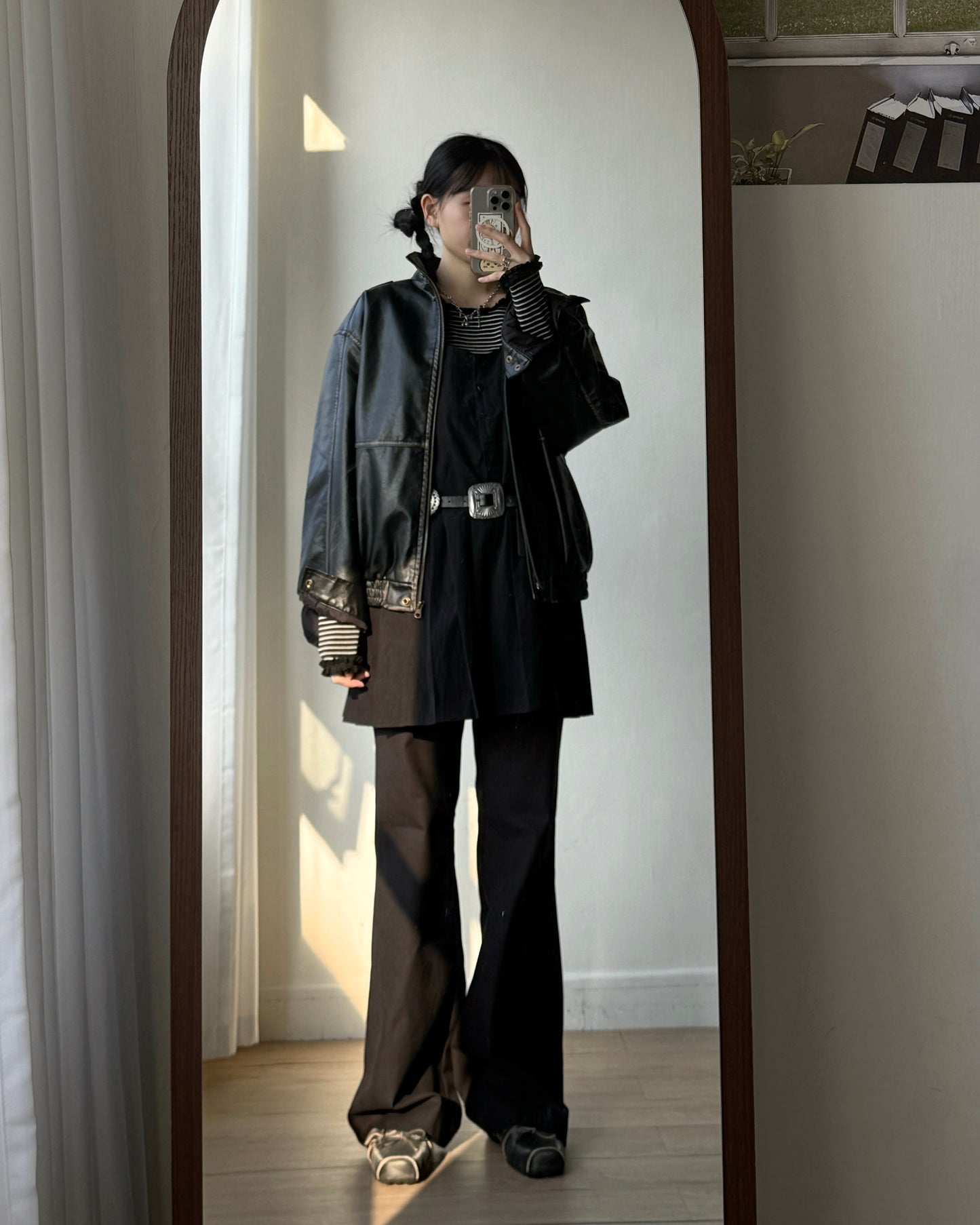 TP569 Striped Lace Top - Gray | Black