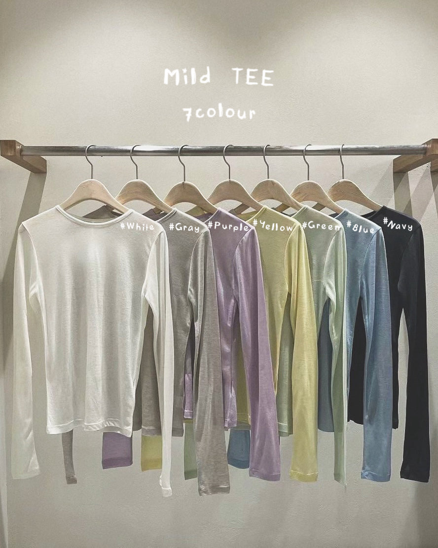 TP571 Mild TEE - White | Gray | Yellow | Purple | Blue |Green | Navy