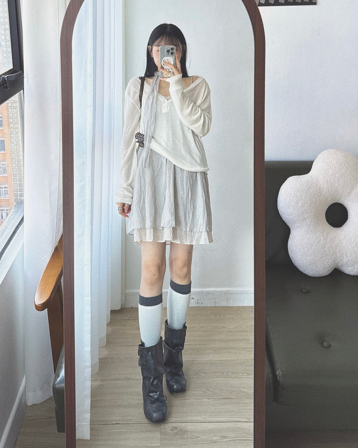TP616 V-neck Button Sweatshirt - 6colour