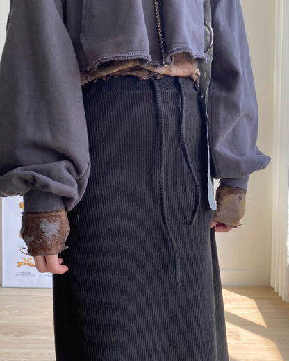 現貨 SK176 Must have!! Skirt - Black | Mustard