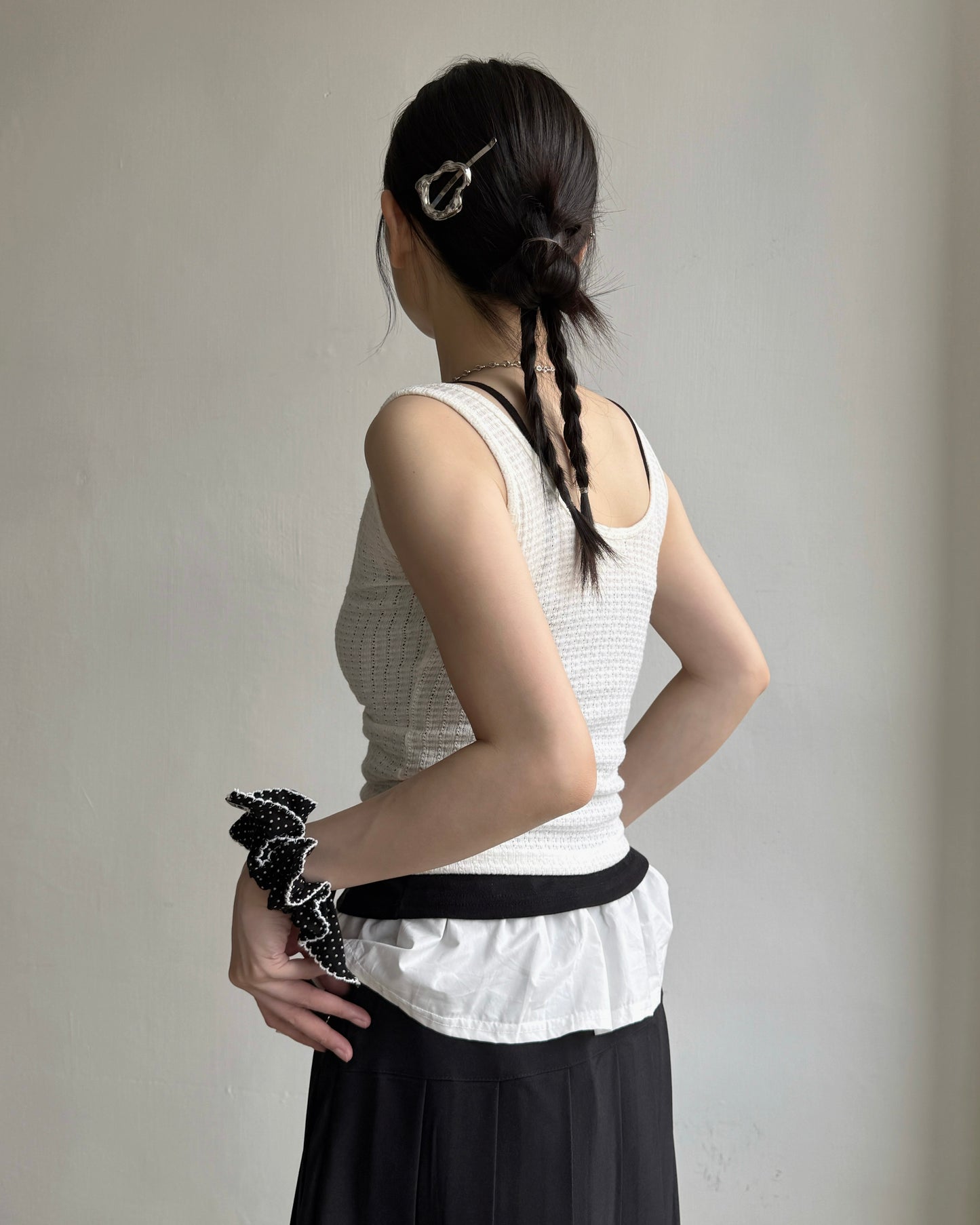 TP593 Bubble Tube Top - White | Black | Gray