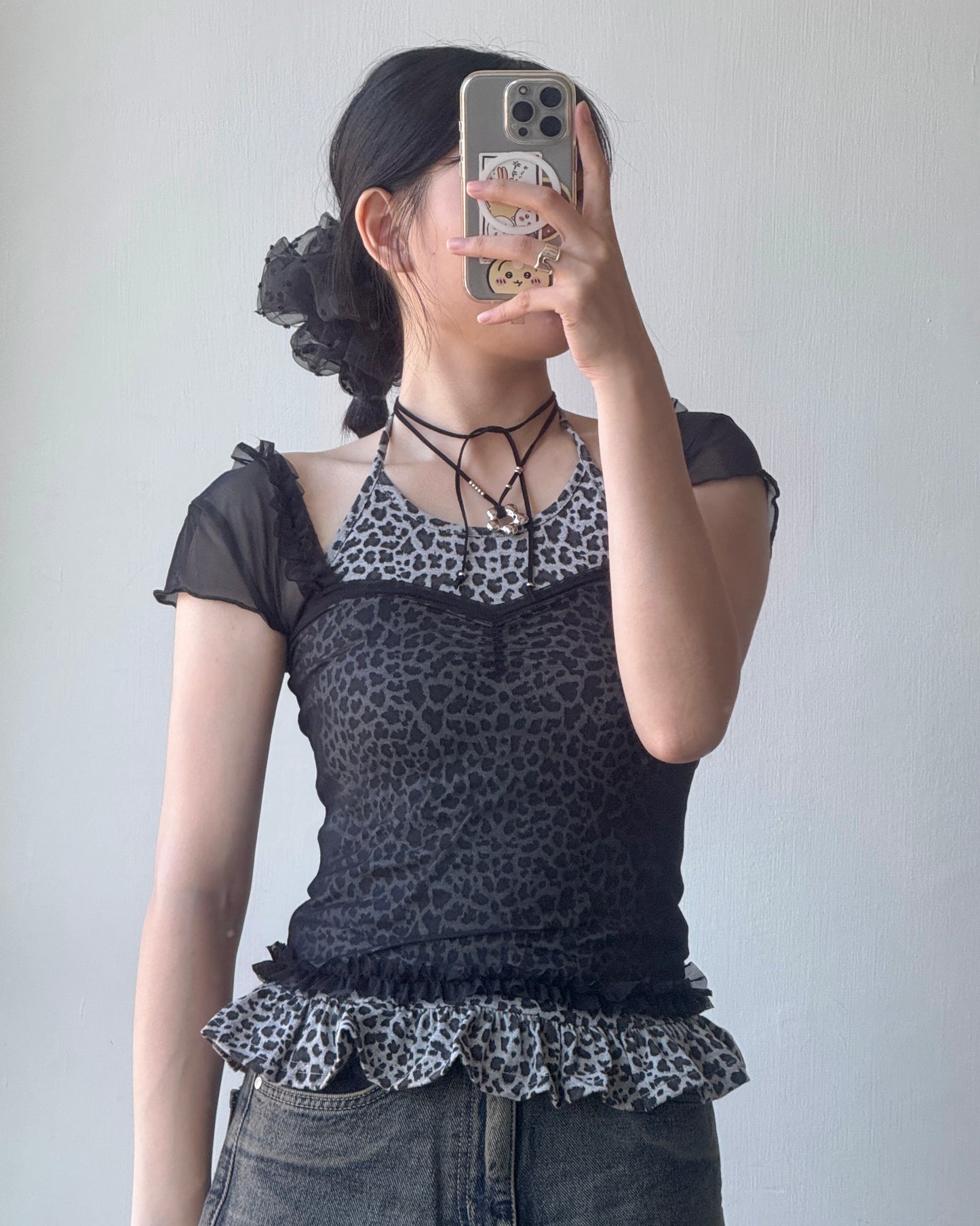 KA351 FAFA Necklace - Black | Brown