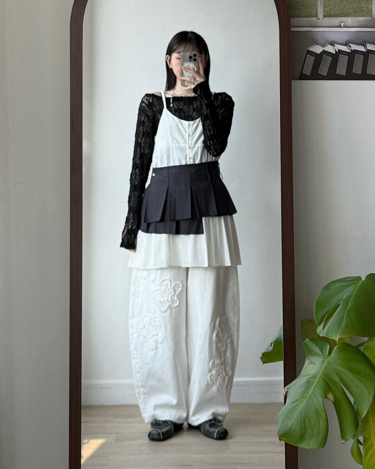 SK216 Elastic Pleated Skirt