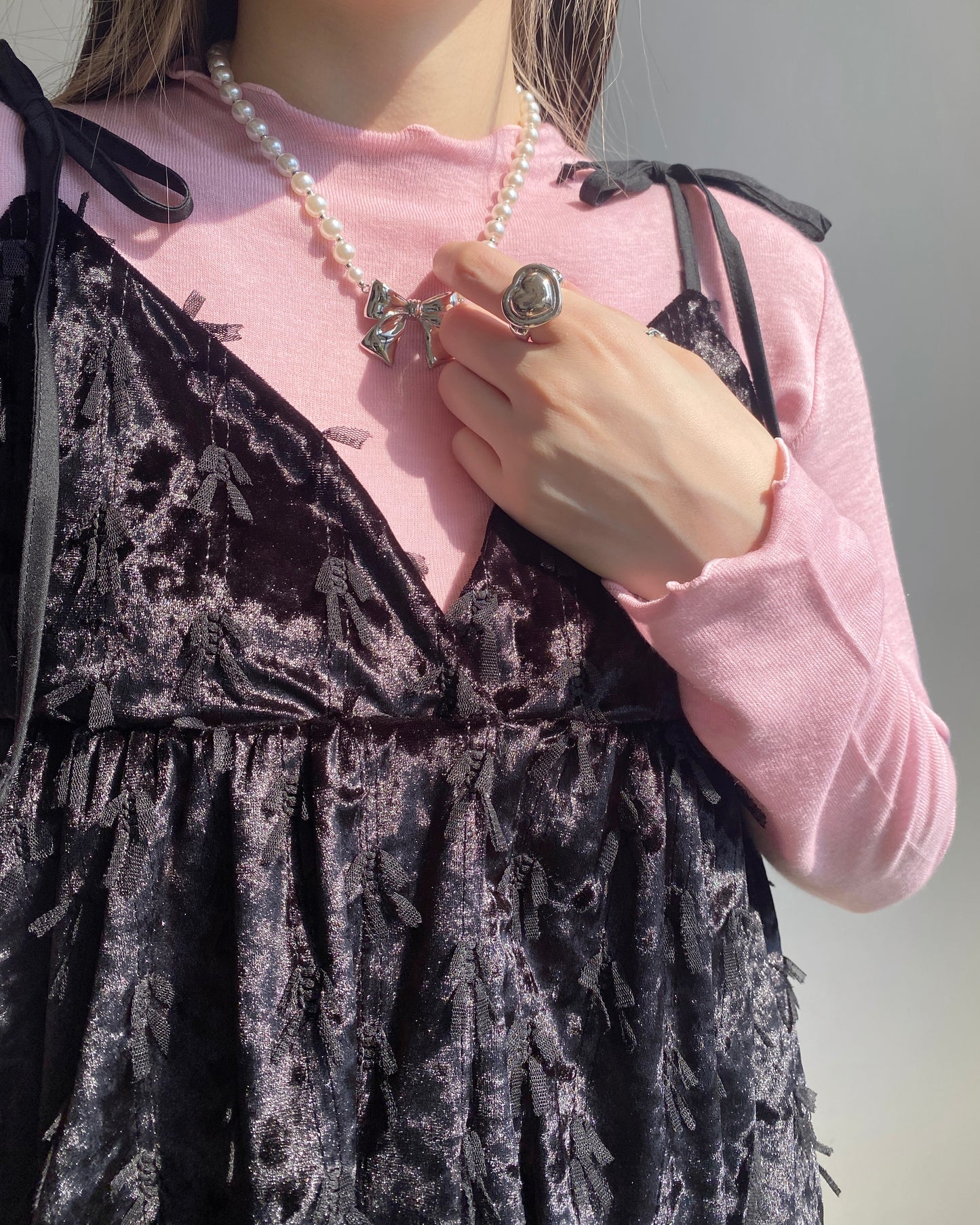 現貨 VT232 Ribbon Vest - Black