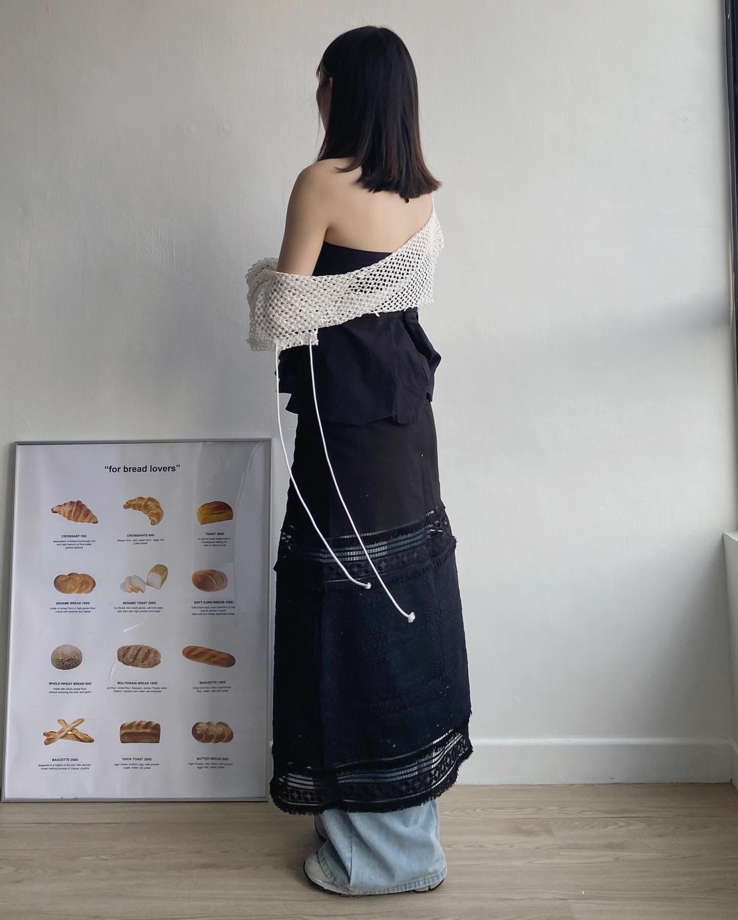 現貨 SK171 Button Lace Skirt - White | Black