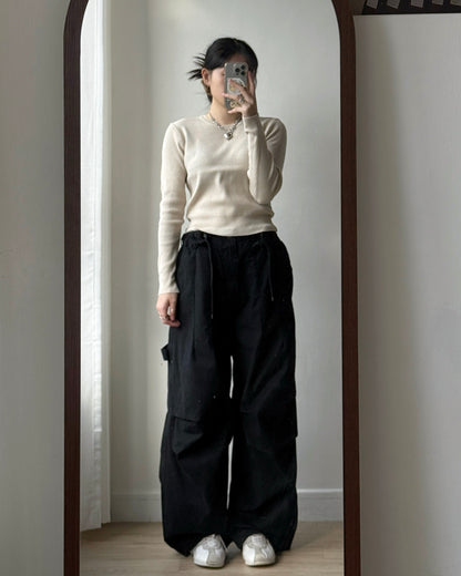 TP558 Ribbed Knit (Women) - Beige | Gray | Black