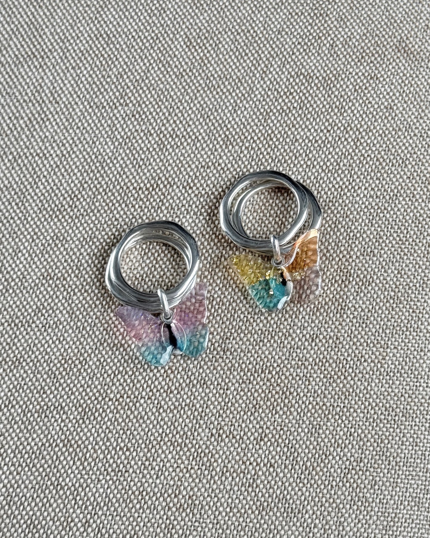 現貨 OA008 OtroAccesorio 🦋 Ring - Pink | Yellow