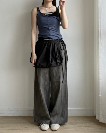SK221 Balloon Skirt - White | Black | Gray