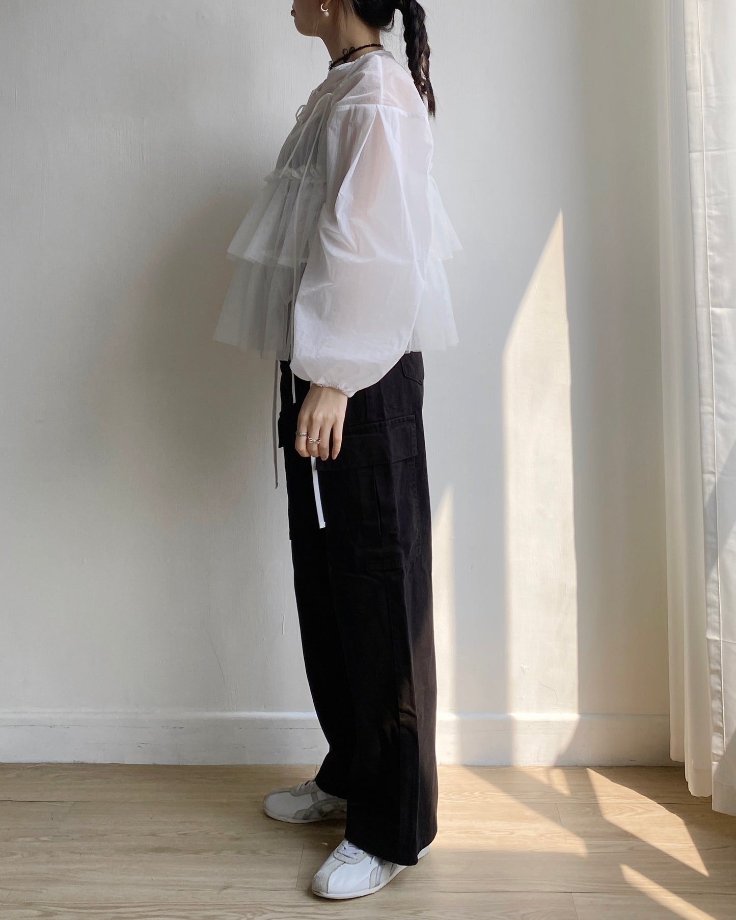 現貨 PT070 Cargo Pants - Ivory | Black