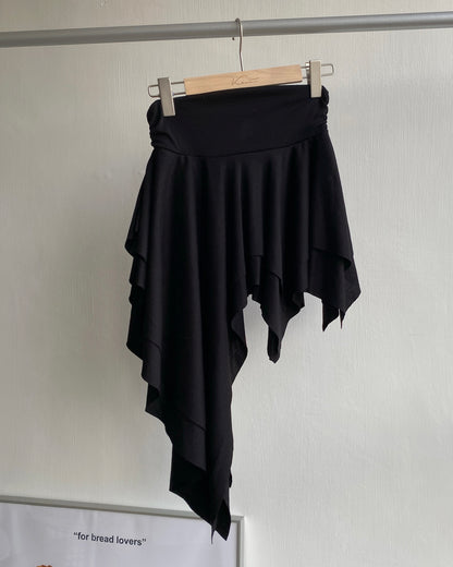 現貨 SK175 Irregular Skirt - Black