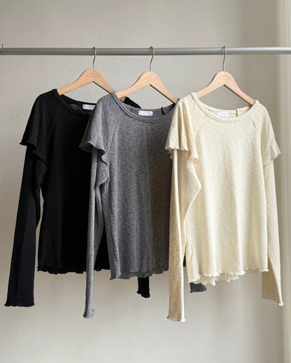 TP540 Casual TEE - Gray | Ivory | Black