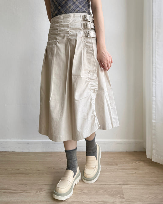 SK200 Wrap Skirt - Khaki | Beige | Black