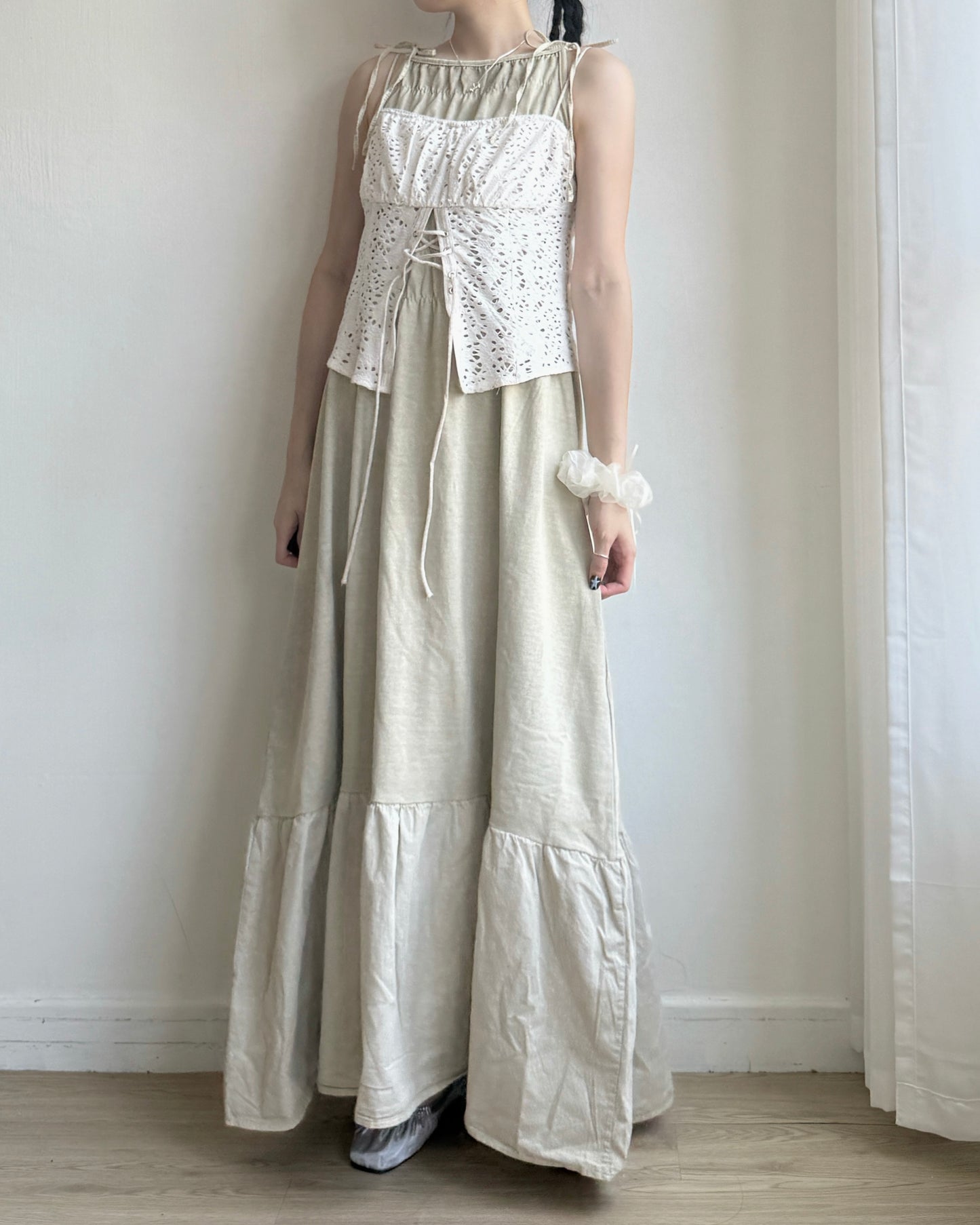 DS294 Grament-dyed OPS - Charcoal | Beige