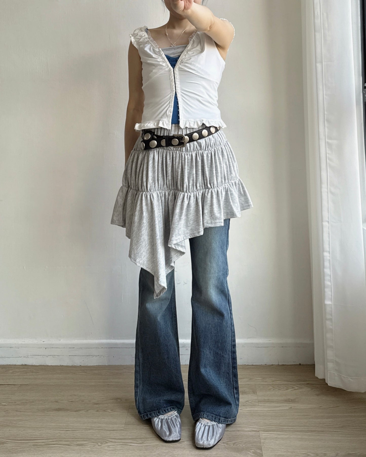 JN067 Low Waist Bootcut Denim
