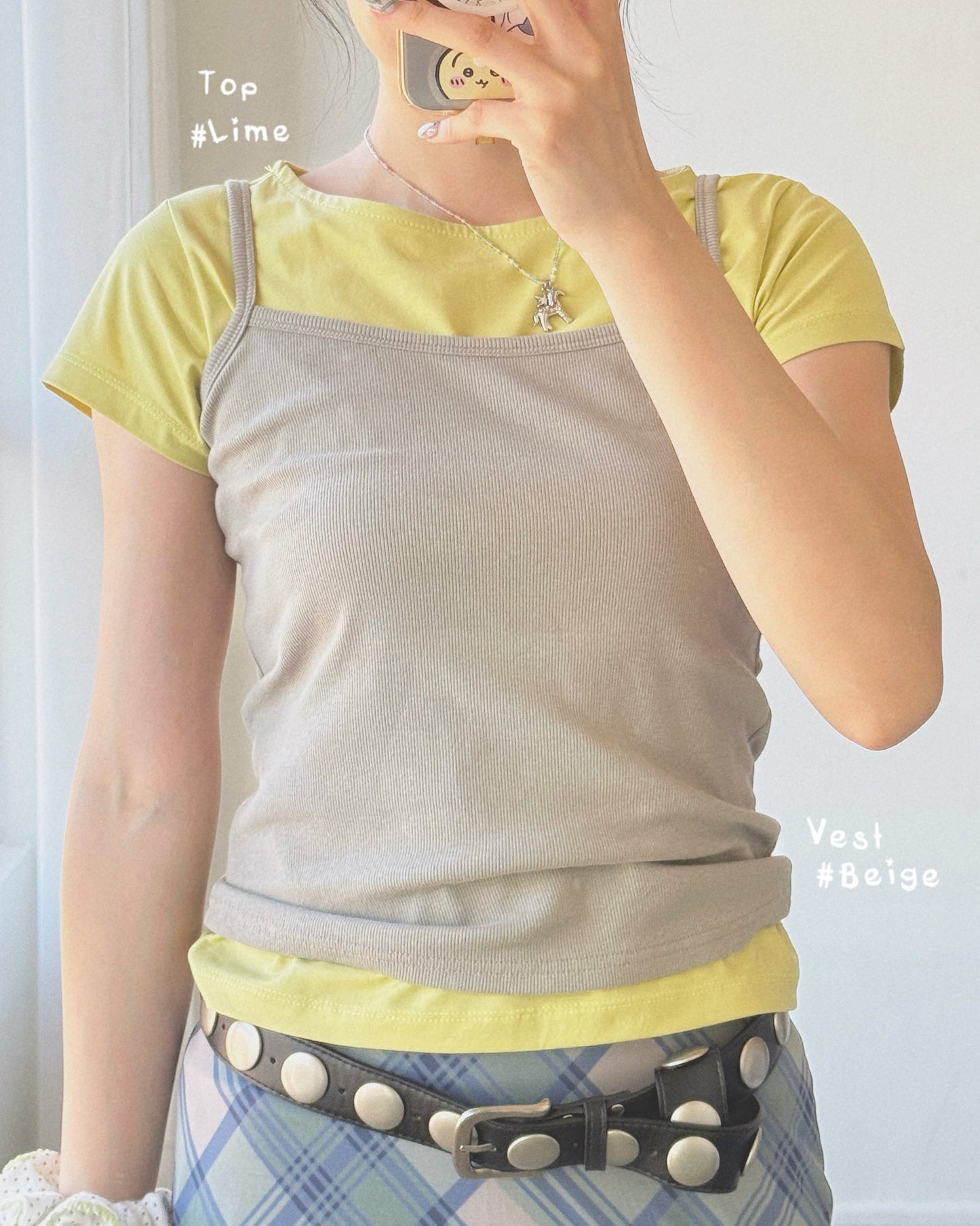 VT317 Basic Ribbed Vest - (6colour)