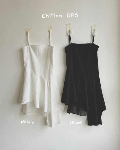 DS291 Chiffon OPS - Black | White