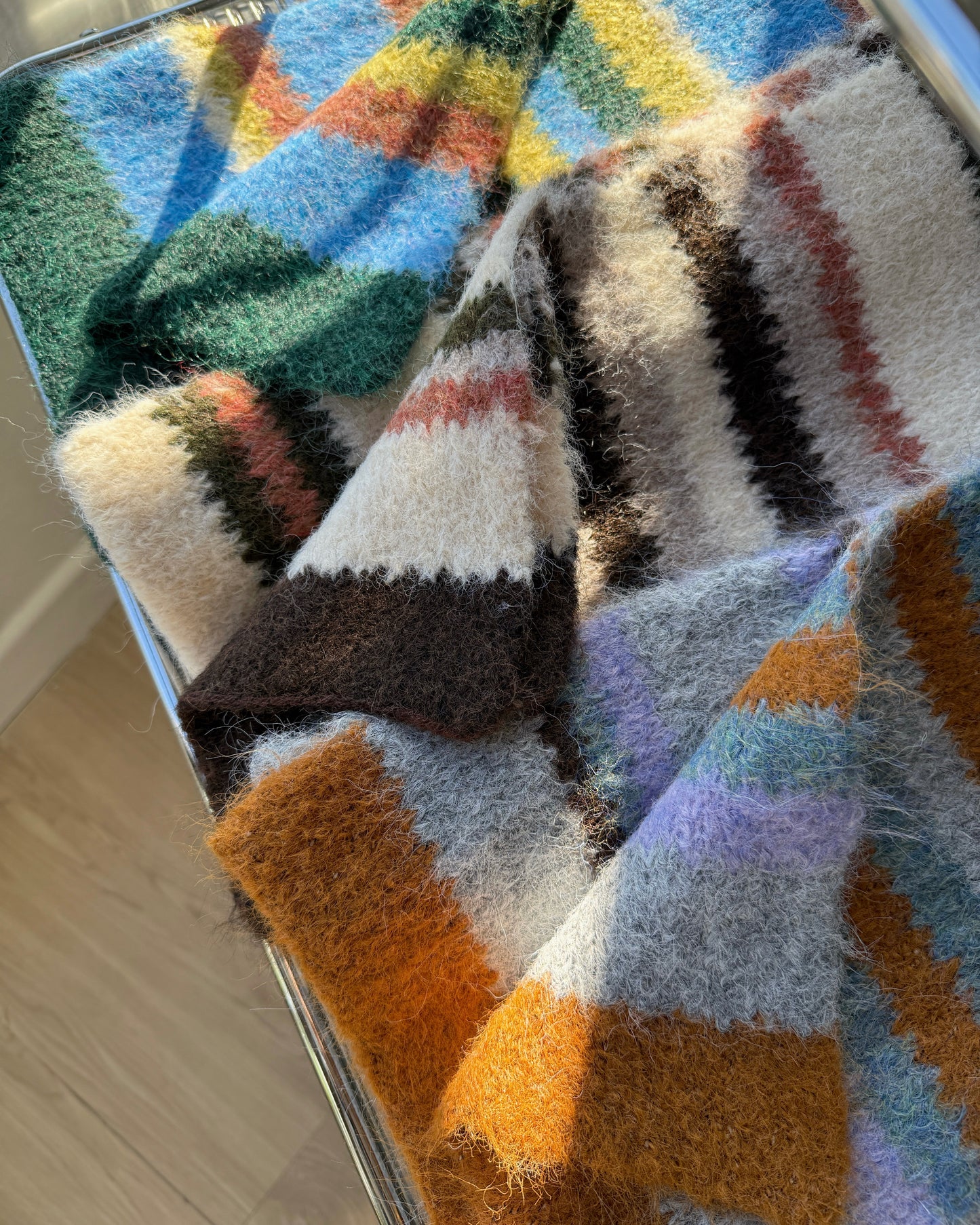 KA377 Wool Striped Muffler - 3colour