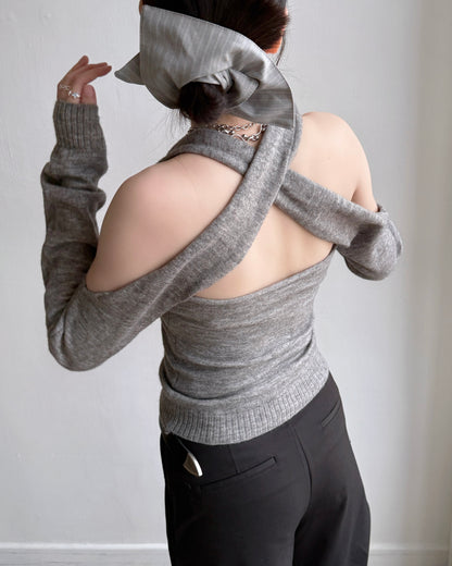 TP544 Dual Bolero Knit - Gray | Ivory | Black