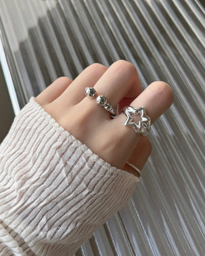 KA421 Bubble Open Ring