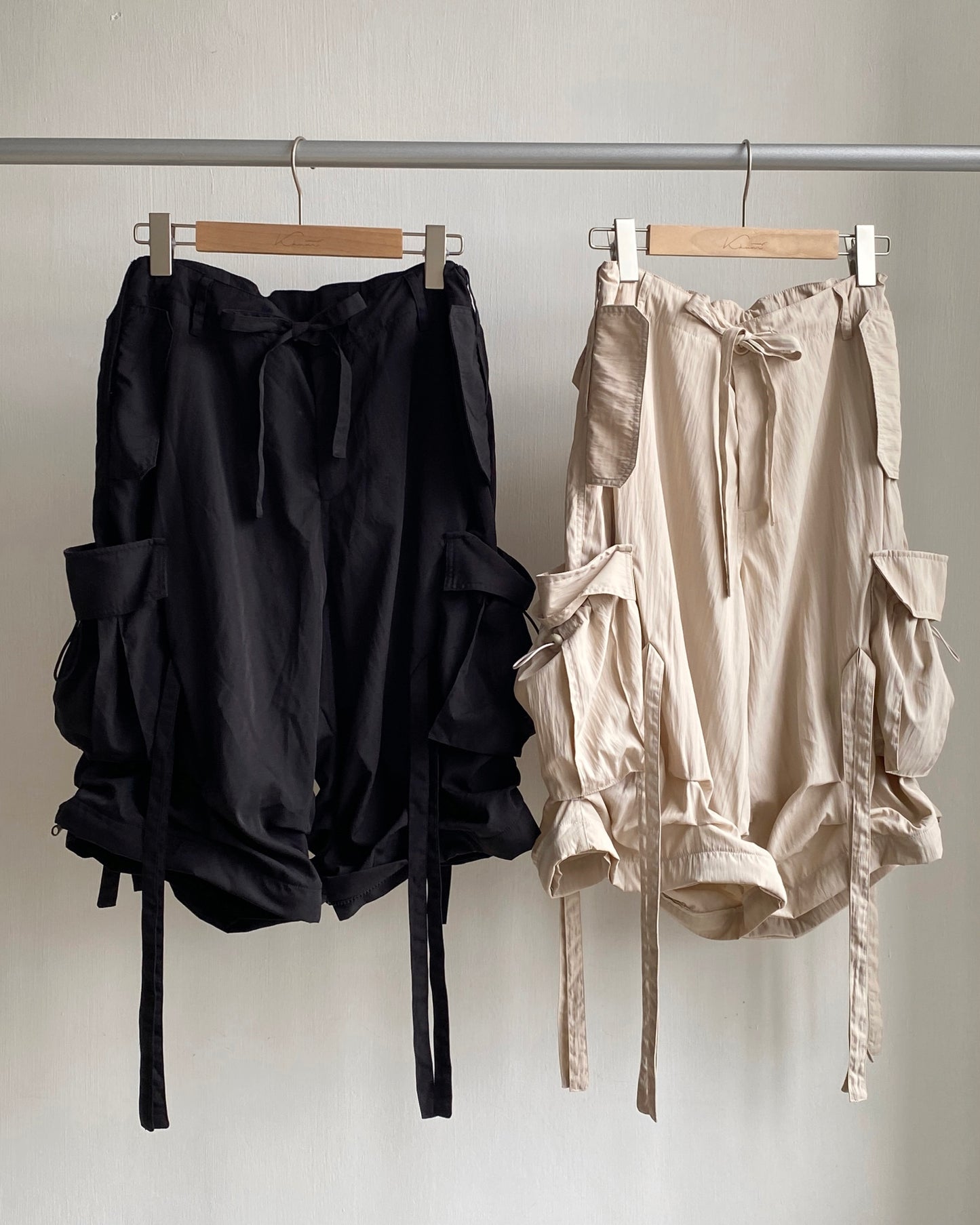 PT069 2way Pants - Beige | Black