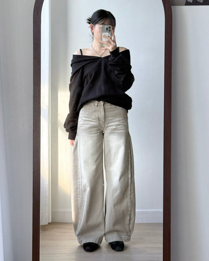 TP553 Shoulder Hoodie - Gray | Black