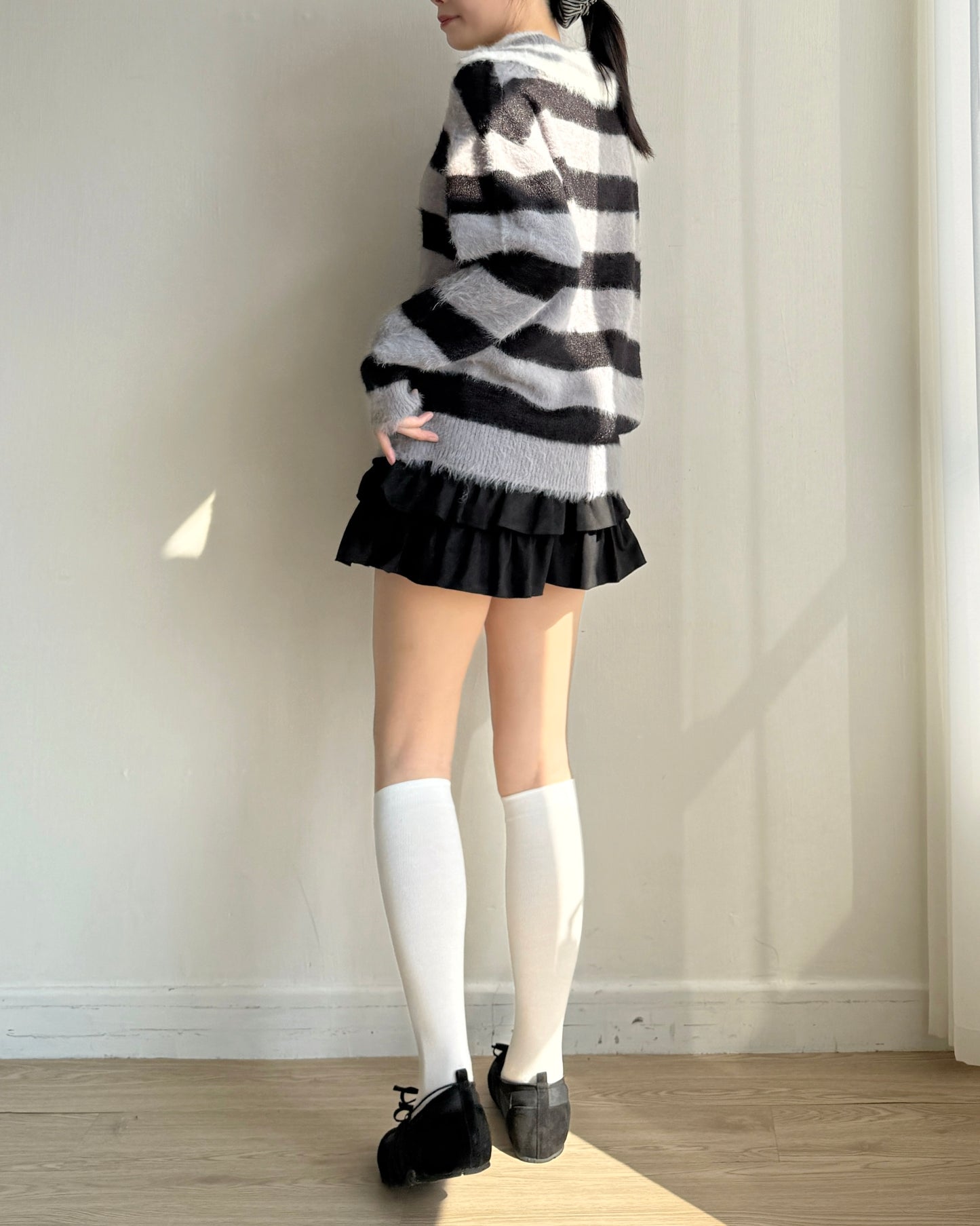 TP556 MoMo Striped Knit - Blue | Black