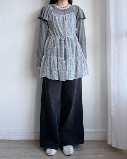 TP540 Casual TEE - Gray | Ivory | Black