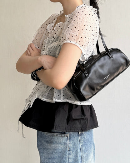 TP594 DotDot Blouse - White | Black