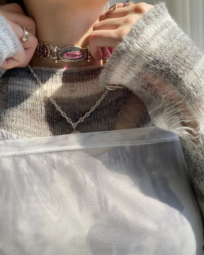 OA007 OtroAccesorio Necklace - Pink