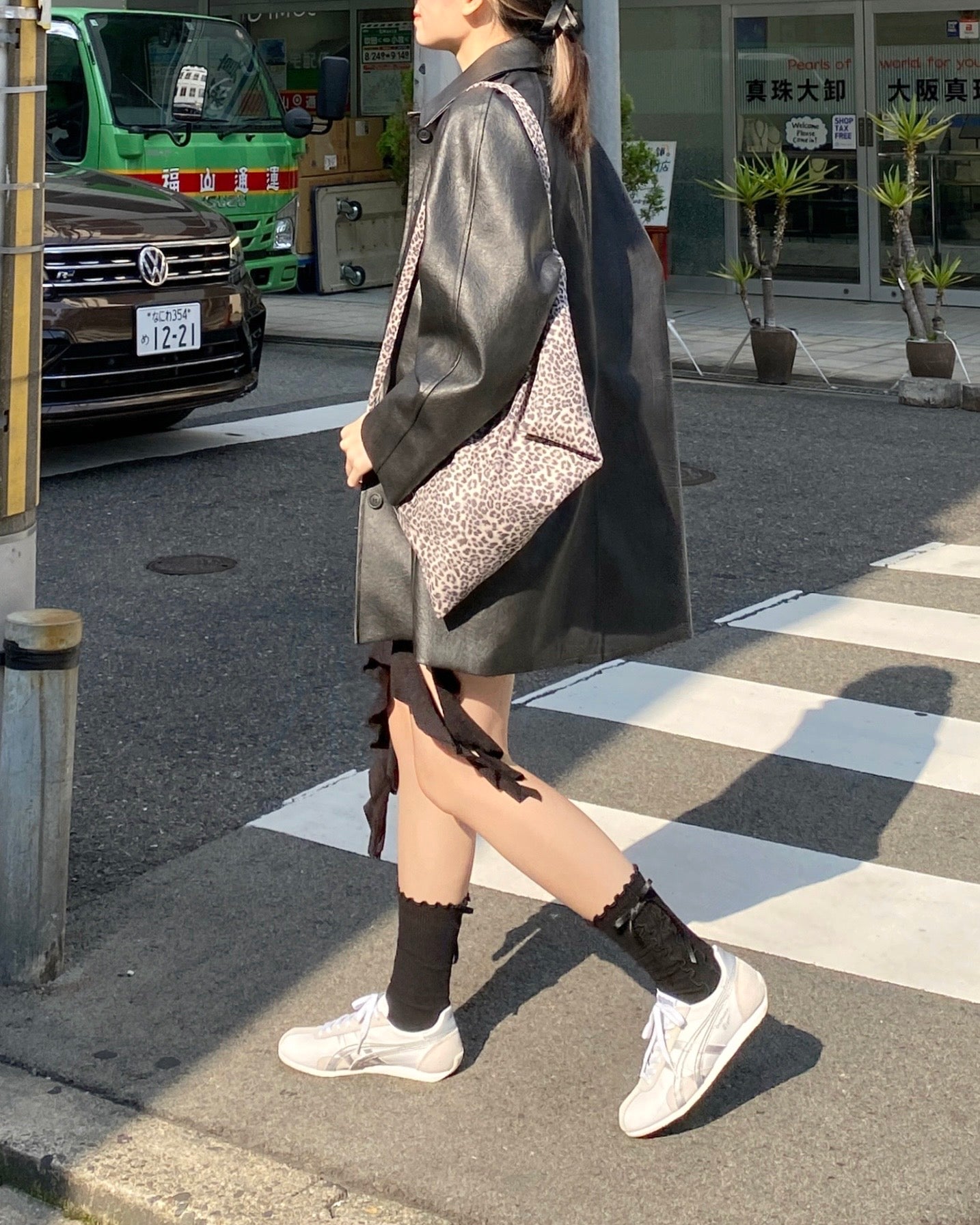 現貨 JK031 Aline PU Leather Jacket - Black