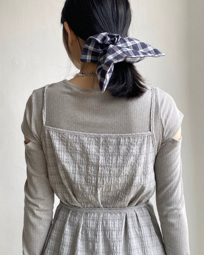 (🥨買2送1) KA334 Square Hair Accessories - Checkered