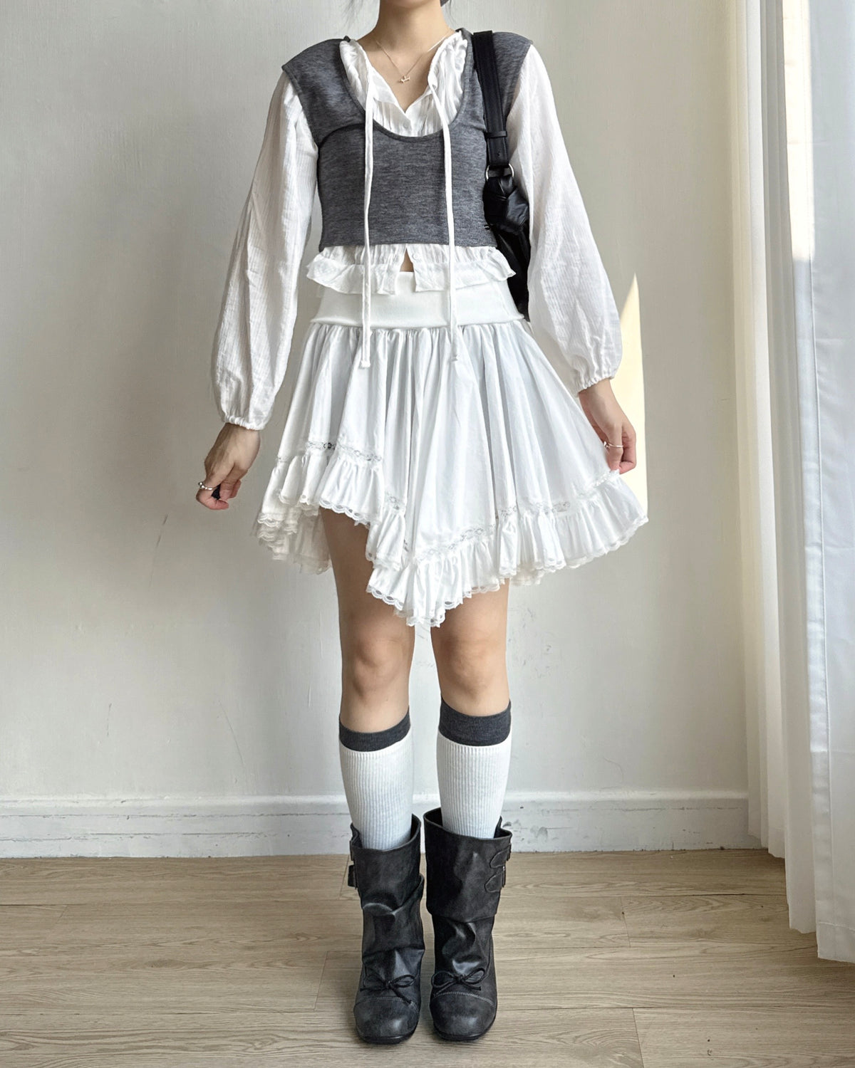 VT335 U-Neck Vest - Black | Cloud | Ivory | Gray