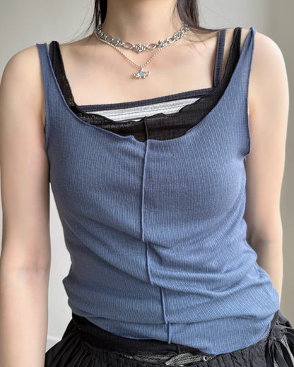 KA403 Star Necklace - White | Blue