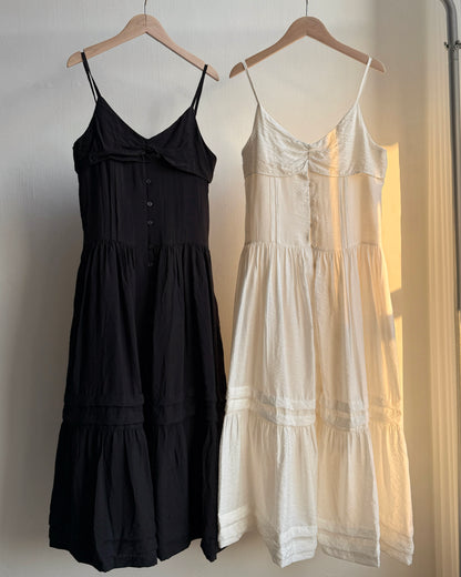 DS286 鈕扣多種穿法OPS - Ivory | Black